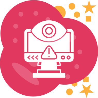 Modern bir simgenin vektör illüstrasyonu