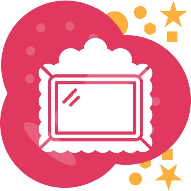 Bir film simgesinin vektör illüstrasyonu