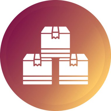 karton kutunun vektör simgesi