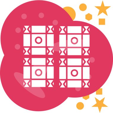 vektör Noel kartı ile yıldız