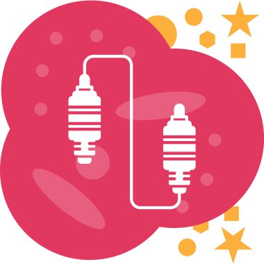 bulut simgesi, vektör illüstrasyonu