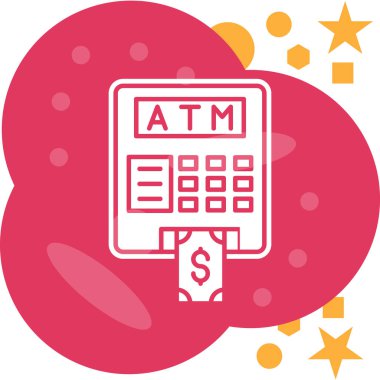 Banka kartı vektör simgesi