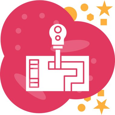 Bir karikatür Noel simgesinin vektör çizimi