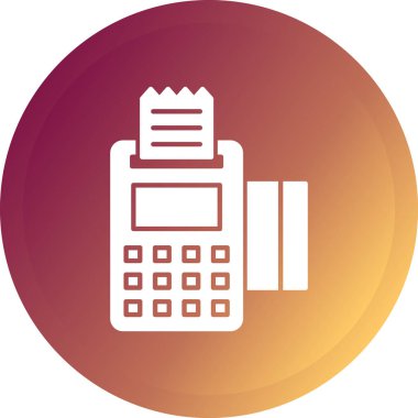 vektör atm simgesi illüstrasyonu