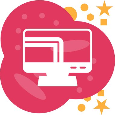 online shopping modern icon, vector illustration