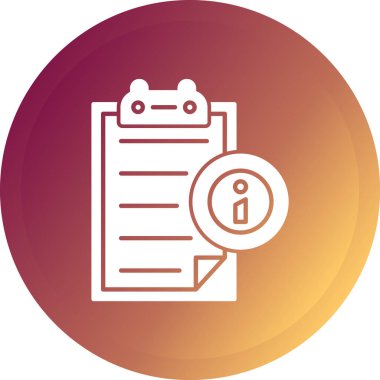 Belge simgesinin vektör illüstrasyonu