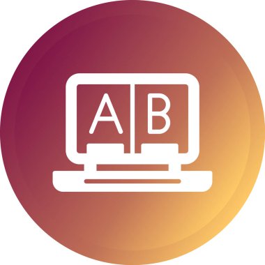 Dosya modern simgesinin vektör illüstrasyonu