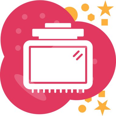 alışveriş simgesi vektör illüstrasyonu