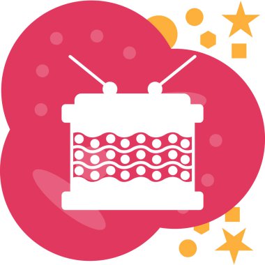 Sinema ikonu. vektör illüstrasyonu