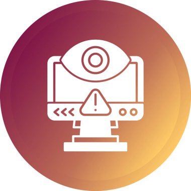 ccTV kamerasının vektör illüstrasyonu