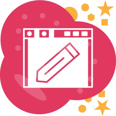 Bulut simgesi vektör illüstrasyonu