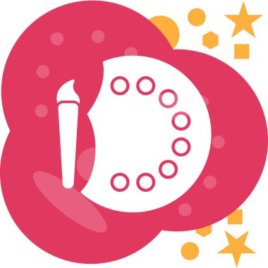 Çizgi film arkaplanının vektör çizimi