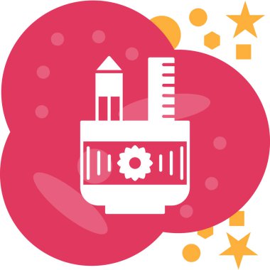 laboratuvar simgesi vektör illüstrasyonu