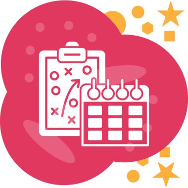 Takvim günü simgesi, basit vektör illüstrasyonu