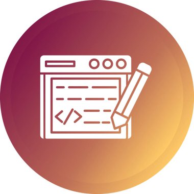 Modern simgenin vektör illüstrasyonu