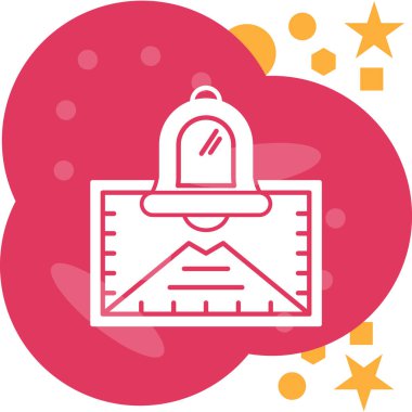 Bir noel simgesinin vektör illüstrasyonu