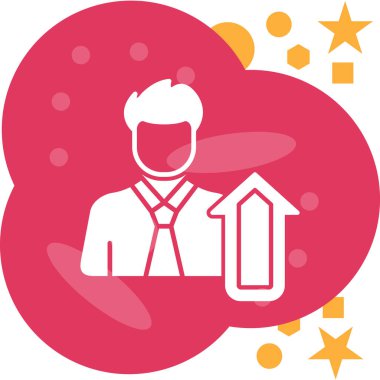 man simgesi vektör illüstrasyonu