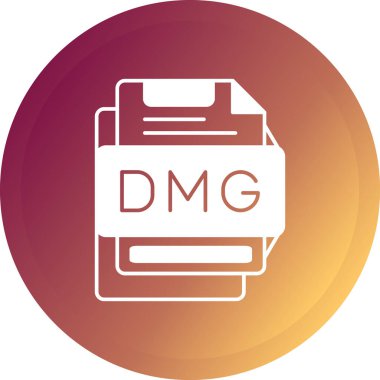 Dosya biçiminin vektör illüstrasyonu