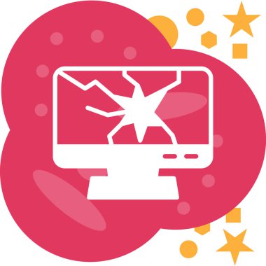 yıldız, ay ve yıldızlı dizüstü bilgisayar.