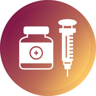 Modern tıbbi simgenin vektör illüstrasyonu