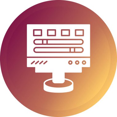 Seo simgesinin vektör illüstrasyonu