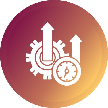 Bir saatin vektör illüstrasyonu