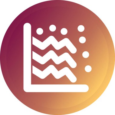 Modern bir kağıt yaprağının vektör simgesi