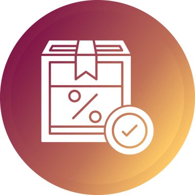 İş ve finans simgesinin vektör illüstrasyonu