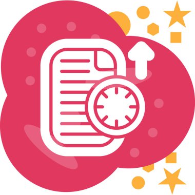 Düz biçimli bulut hesaplama veri simgesi