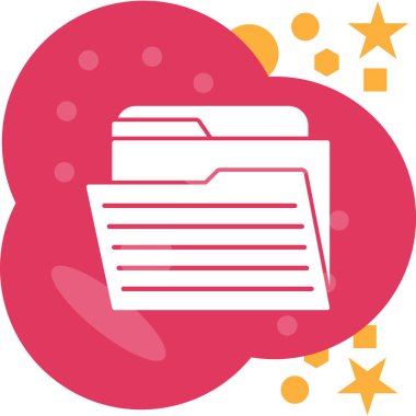 dosya simgesi. belge simgesi tasarım vektör çizimi