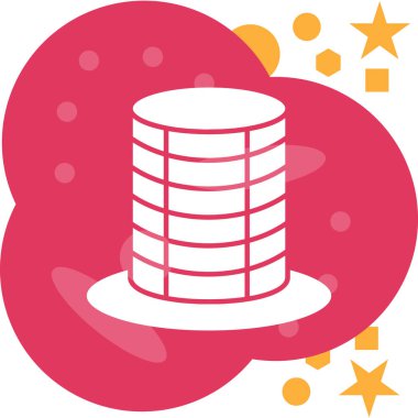 bulut depolama vektörü simgesi modern basit illüstrasyon