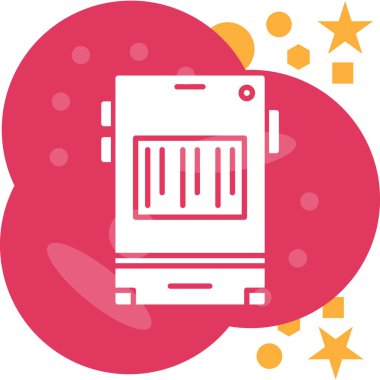 akıllı telefon simgesi vektör illüstrasyonu