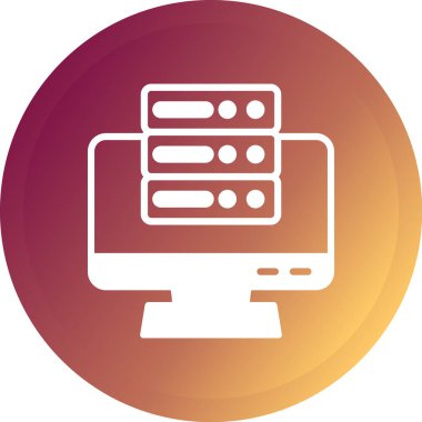 vektör sunucu illüstrasyonu