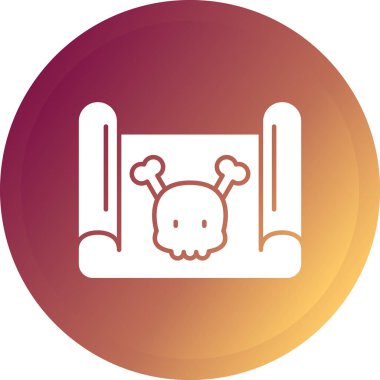 Modern b 'nin vektör illüstrasyonu simge kafatasından yoksun