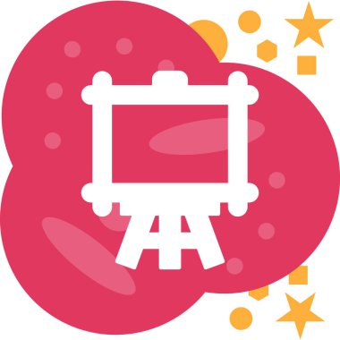 Kamera. Web simgesi basit illüstrasyon