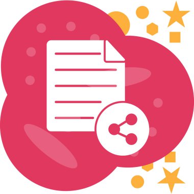 Bulut hesaplama modern simgesi, vektör illüstrasyonu