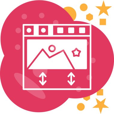 Modern eğitim ikonunun vektör illüstrasyonu