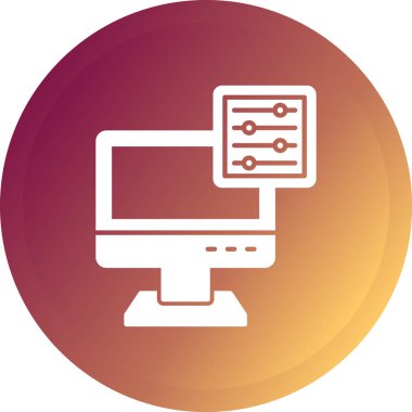 vektör dizüstü simgesi illüstrasyonu