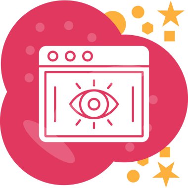 seo modern simgesinin vektör illüstrasyonu