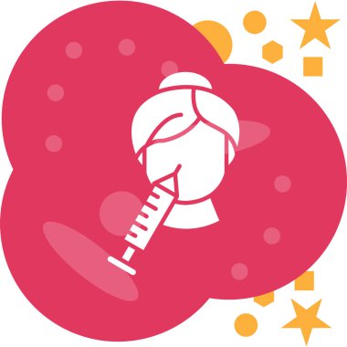 Noel şapkası, web basit illüstrasyon