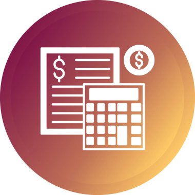 güzel dolar gagalı vektör simgesi