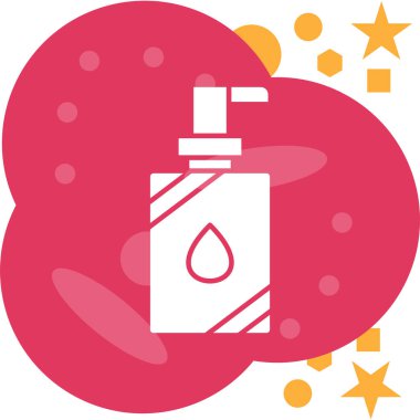 Moda tarzı izole edilmiş arka planda şişe simgesi