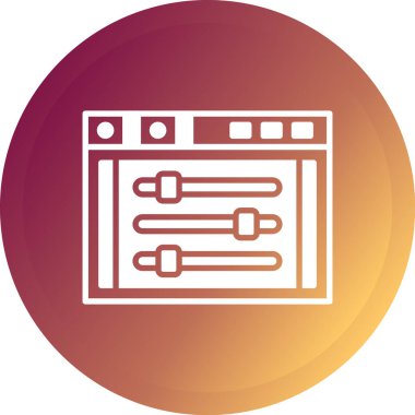 seo modern simgesinin vektör illüstrasyonu