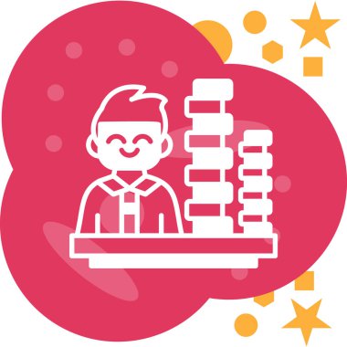 Seo simgesinin vektör illüstrasyonu