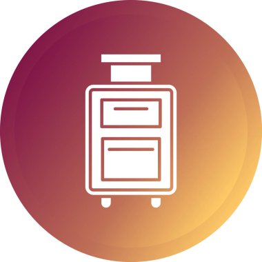 Seyahat simgesinin vektör illüstrasyonu