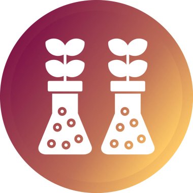 Bir bitkinin vektör illüstrasyonu