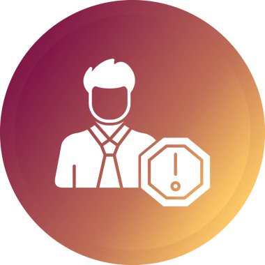 Dizüstü bilgisayarı ve çanta vektör çizimi tasarımı olan bir adam.