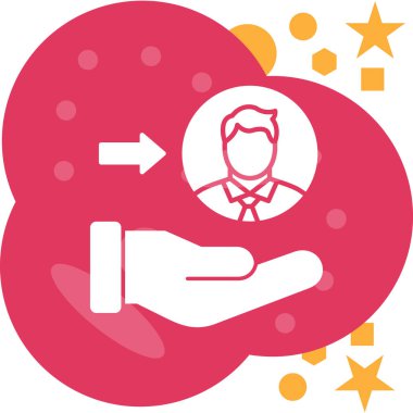 Bir yıldızı tutan el.