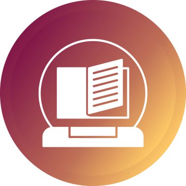 Bilgisayar vektör çizim simgesi