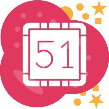 Özet biçiminde 5. yıl dönümü simgesi